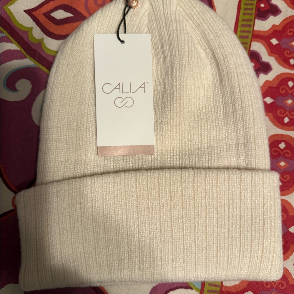 Calia Cream knit Beanie